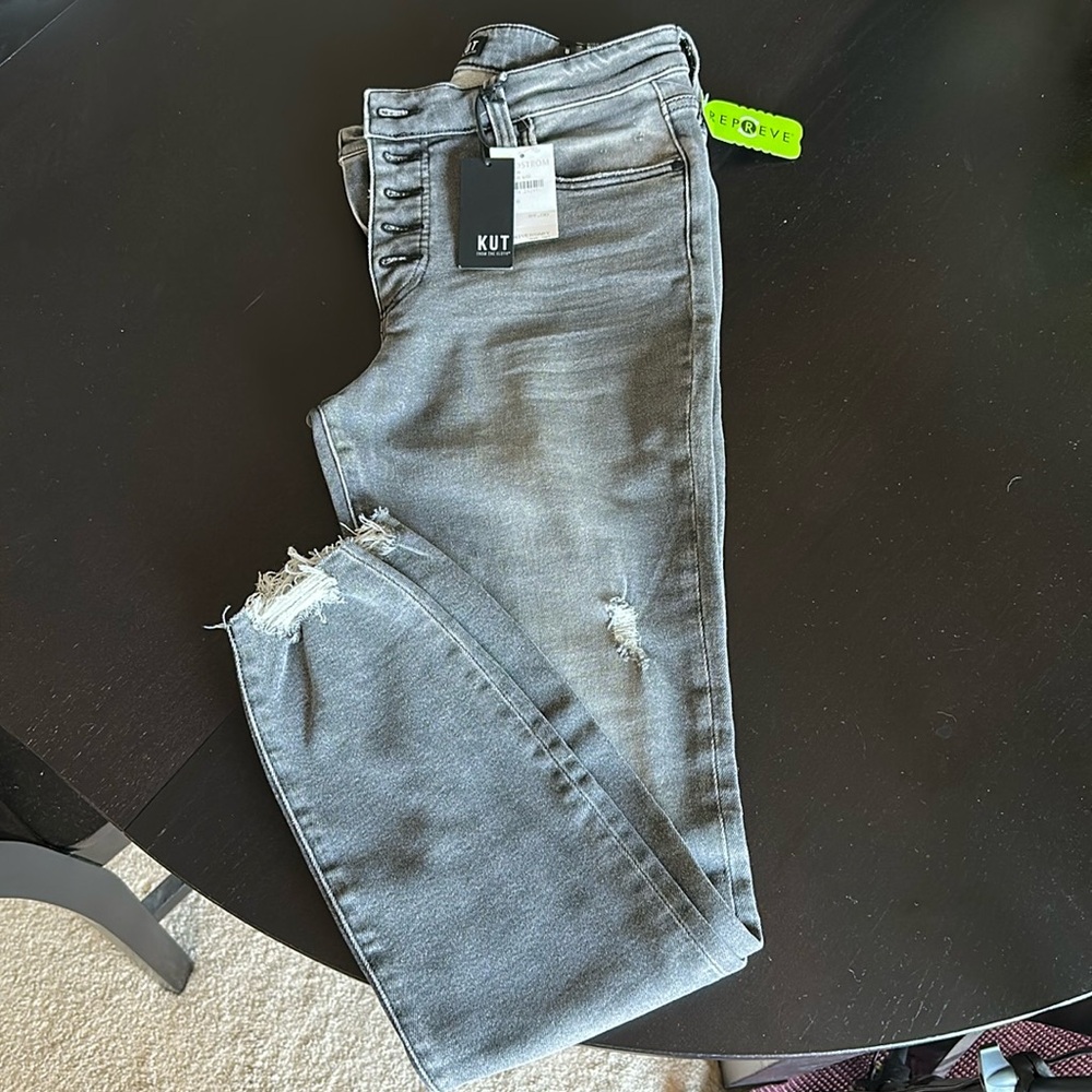 Kut From the Kloth grey skinny jeans